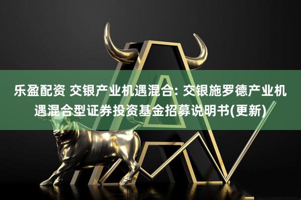 乐盈配资 交银产业机遇混合: 交银施罗德产业机遇混合型证券投资基金招募说明书(更新)